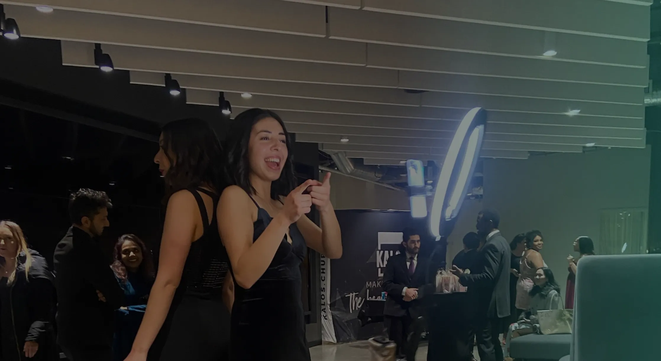 360 photo booth capturing slow-motion video at a Las Vegas event
